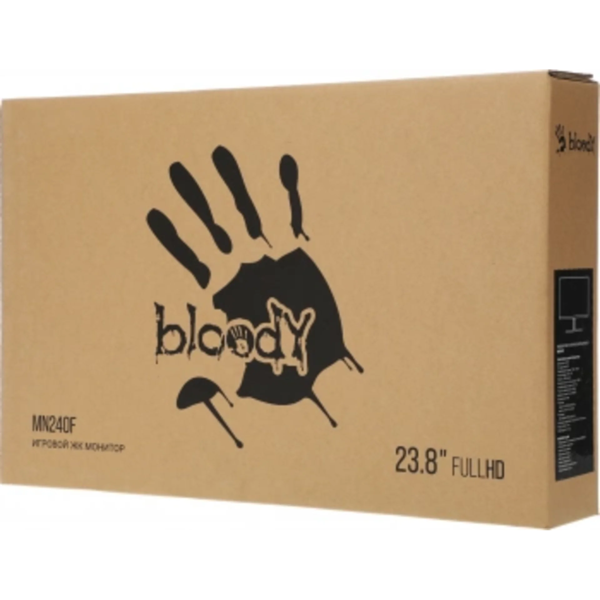 Монитор Bloody 23.8" MN240F черный IPS LED 1ms 16:9 HDMI M/M матовая 280cd 178гр/178гр 1920x1080 180