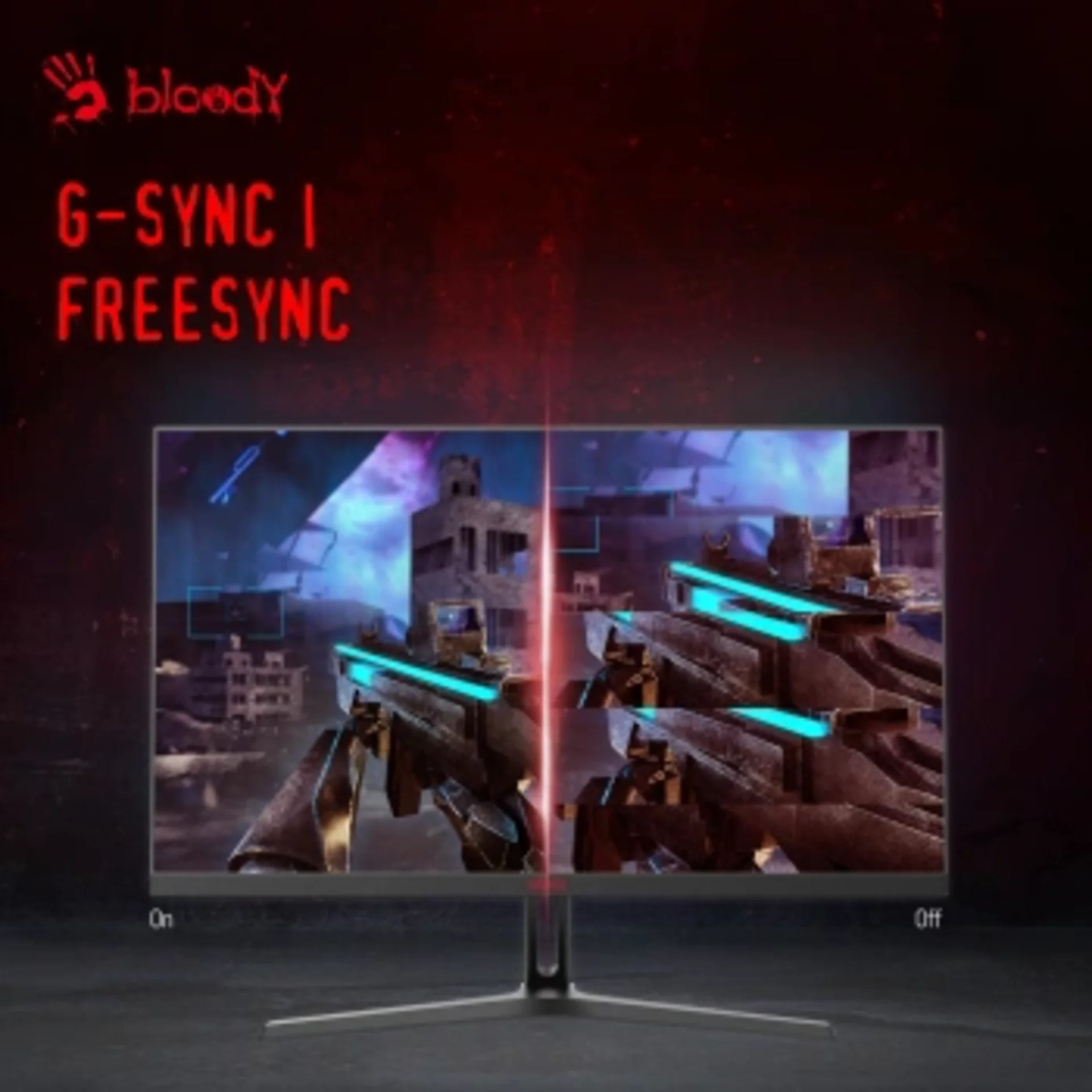 Монитор Bloody 27" MN270F черный IPS LED 1ms 16:9 HDMI M/M матовая 300cd 178гр/178гр 1920x1080 180Hz