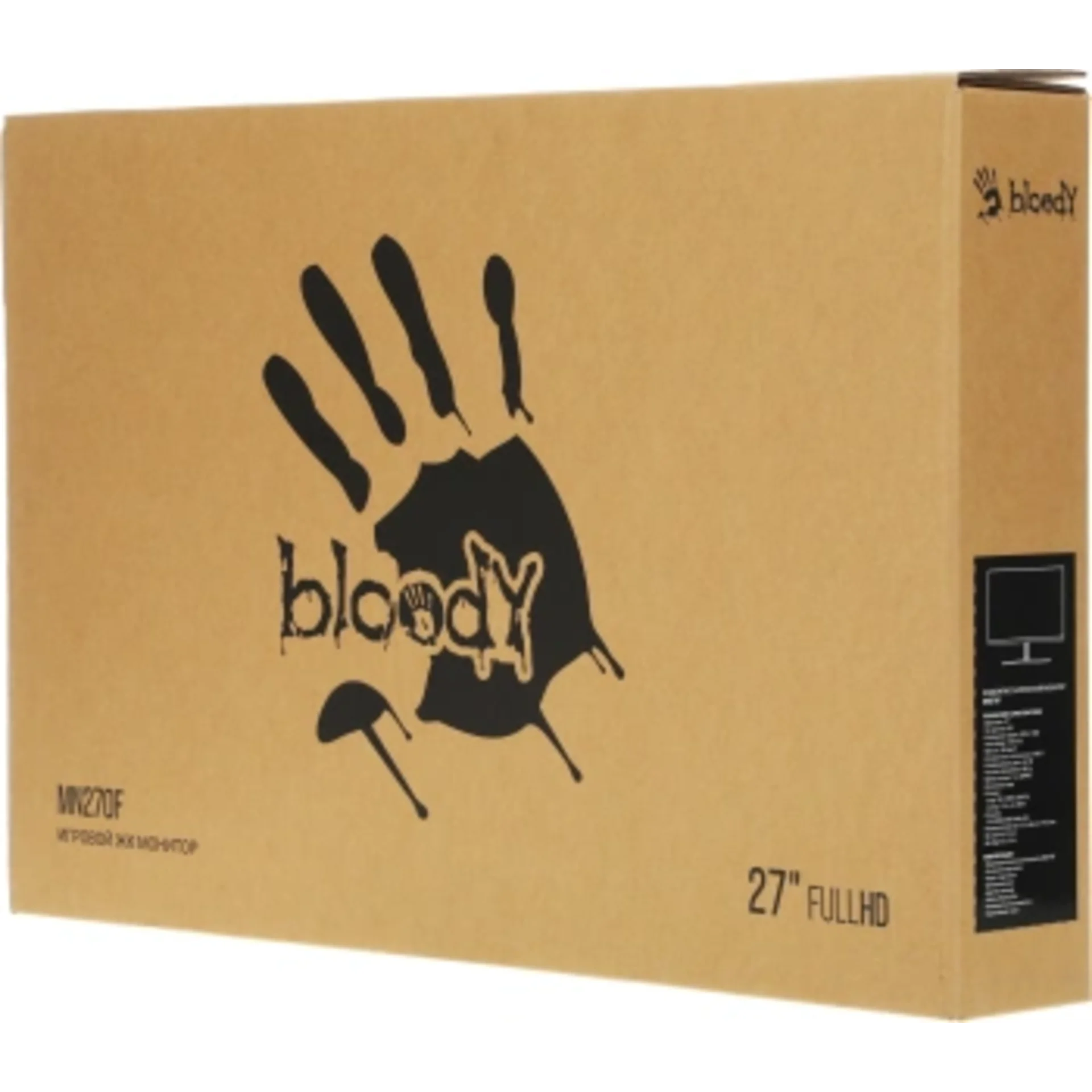 Монитор Bloody 27" MN270F черный IPS LED 1ms 16:9 HDMI M/M матовая 300cd 178гр/178гр 1920x1080 180Hz