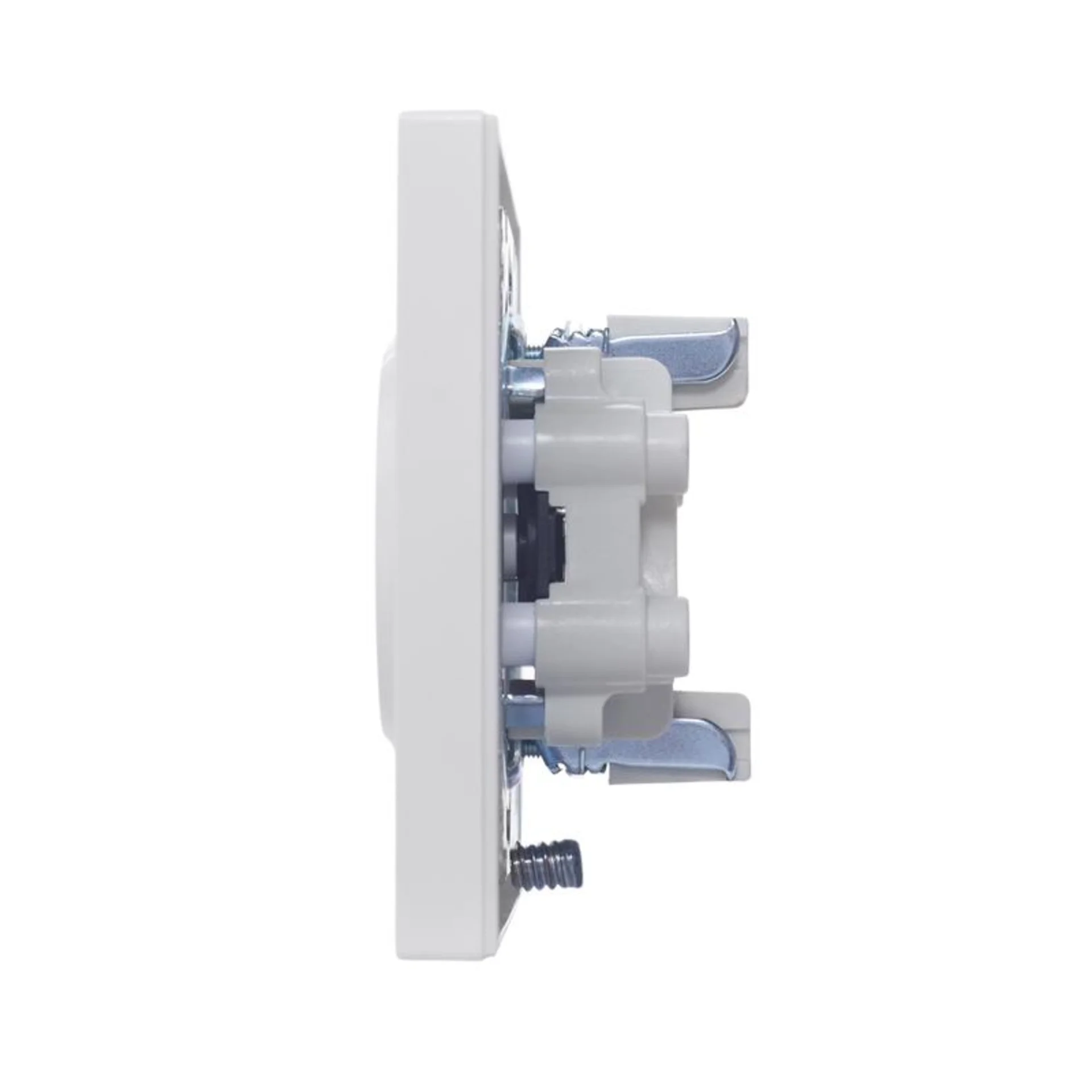 Розетка 2-м СП VESNA без заземл. ПБТ бел. LEZARD 742-0200-128B