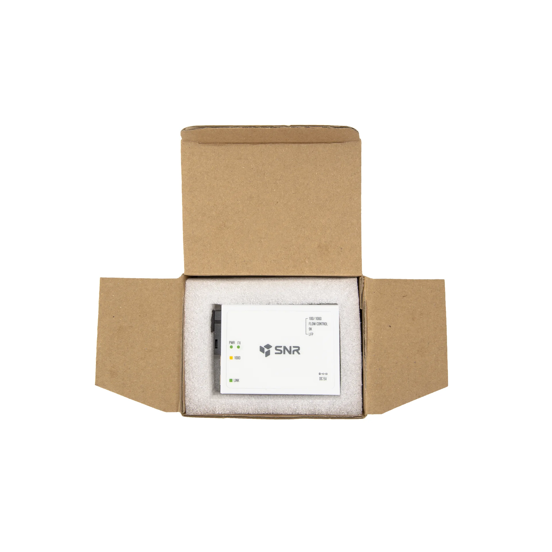 Медиаконвертер 10/100/1000-Base-T / 100/1000Base-FX с SFP-портом