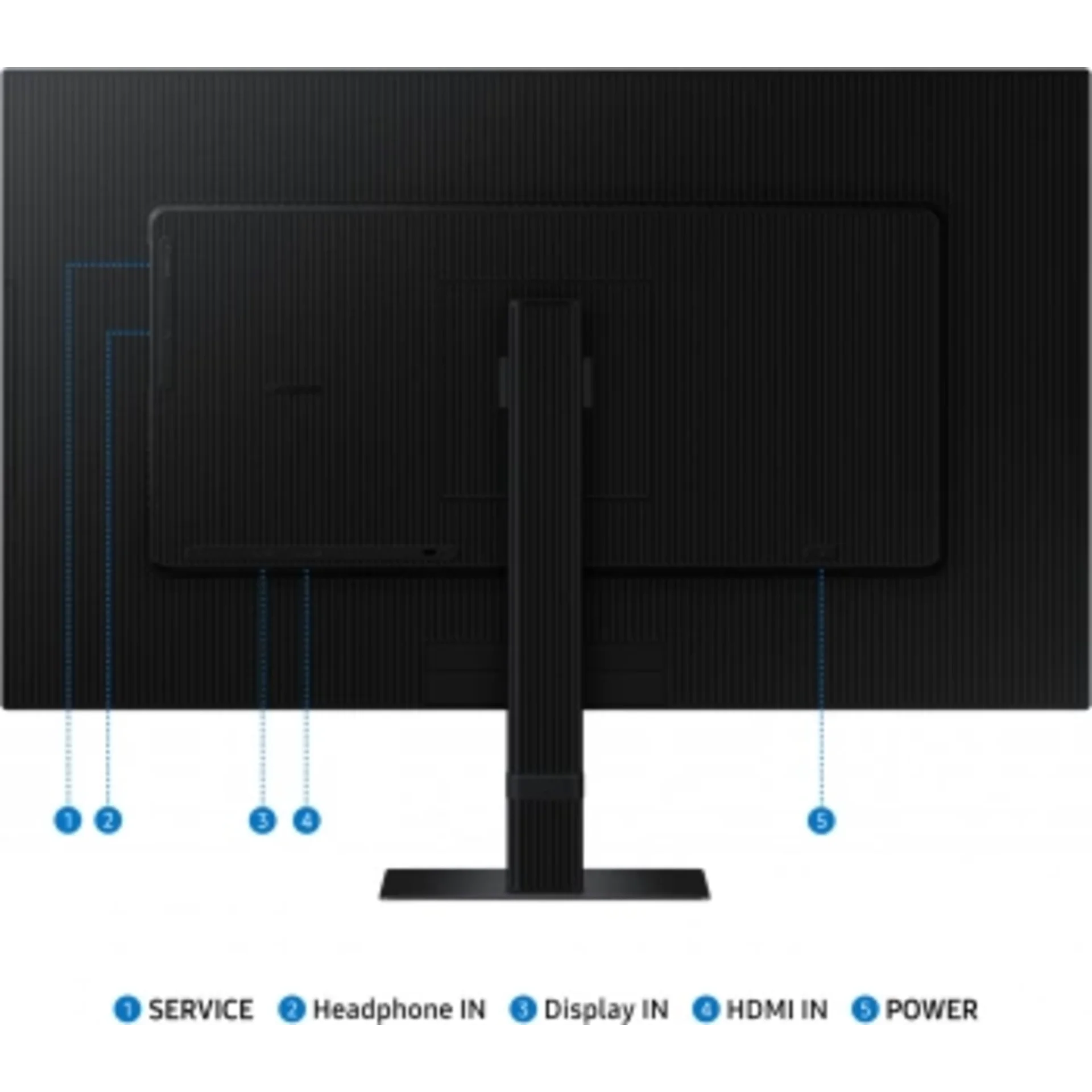 Монитор Samsung 27" ViewFinity S7 S27D700EAIXCI черный IPS LED 5ms 16:9 HDMI матовая 350cd 178гр/178