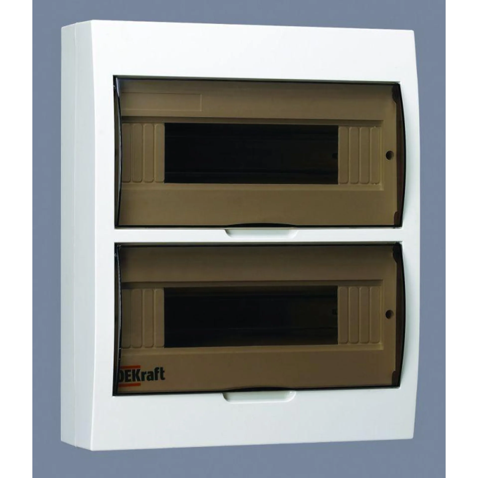 Корпус навесной ЩРН-П-24 24мод. IP41 пластик. DEKraft 31013DEK