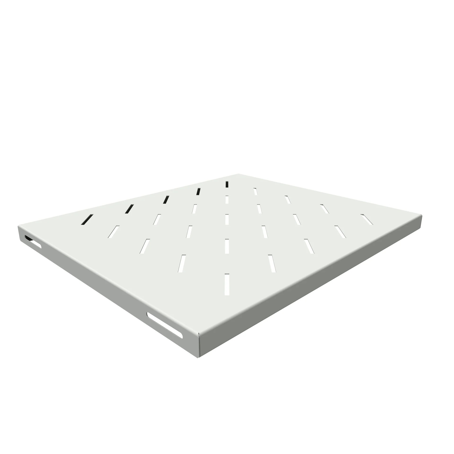 Полка стационарная для шкафов глубиной 600мм, (глубина полки 400мм) распределенная нагрузка 20кг, цвет-серый (SNR-SHELF-06040-20G)