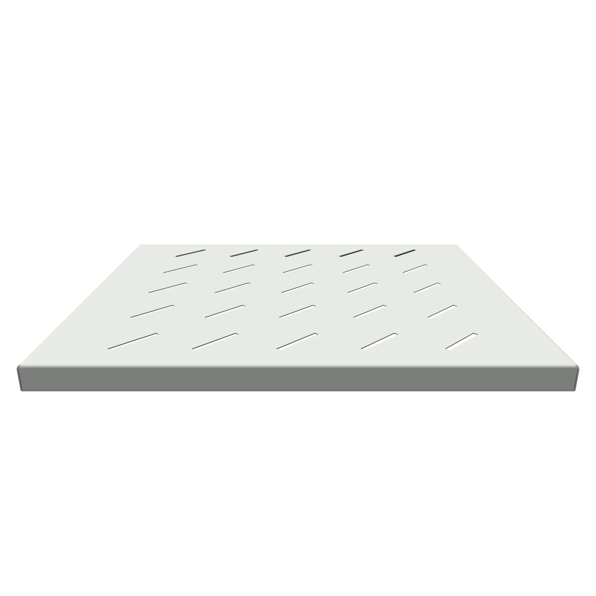 Полка стационарная для шкафов глубиной 600мм, (глубина полки 400мм) распределенная нагрузка 20кг, цвет-серый (SNR-SHELF-06040-20G)