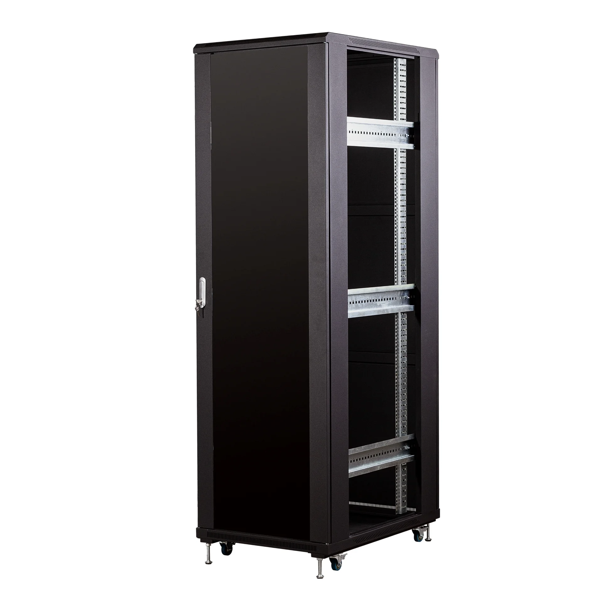 Шкаф телекоммуникационный напольный 22U 600x600мм, серия TFC (SNR-TFC-226060-GS-B-SF)