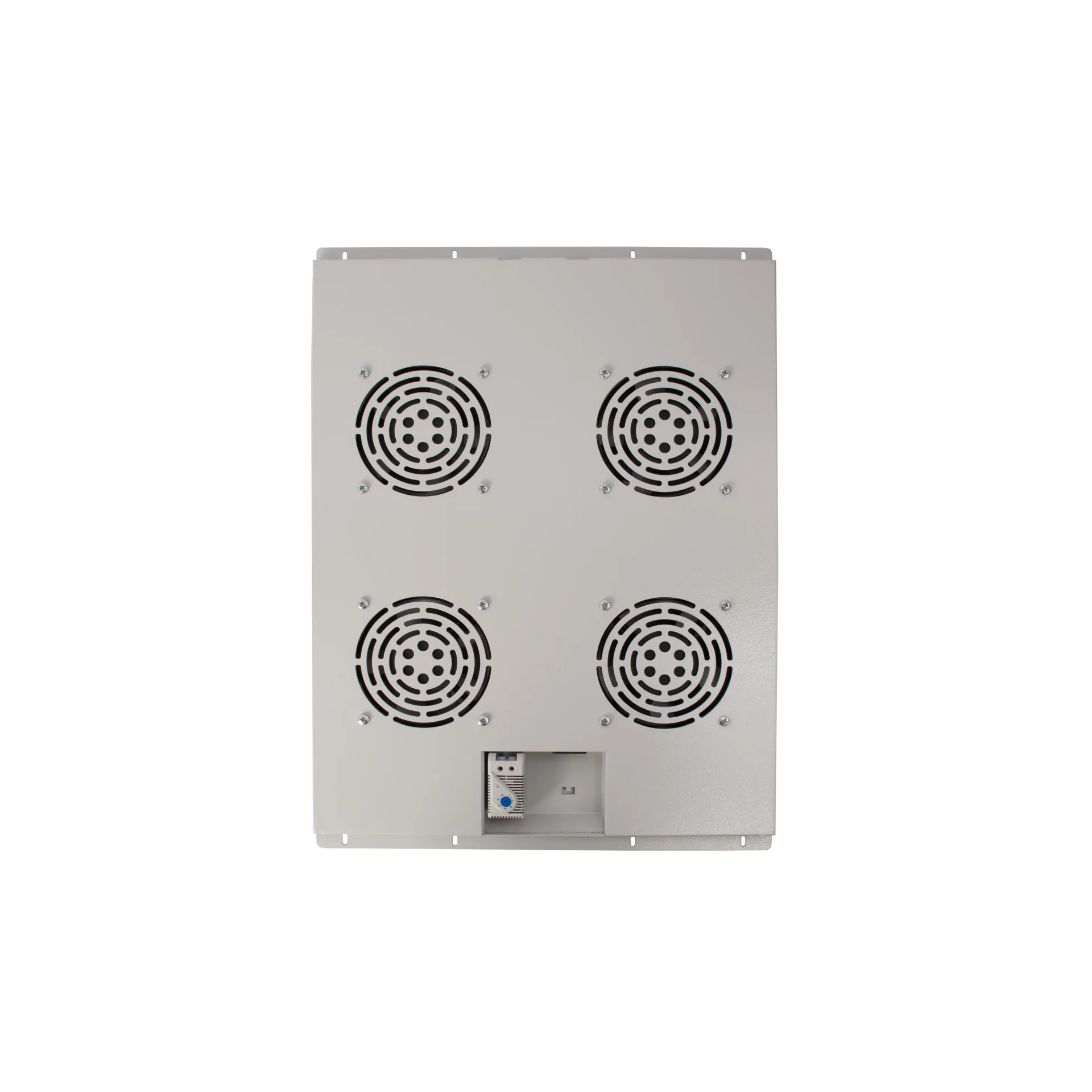 Блок вентиляторов для шкафов TFC глубиной 800мм, 4 вентилятора с терморегулятором, серый