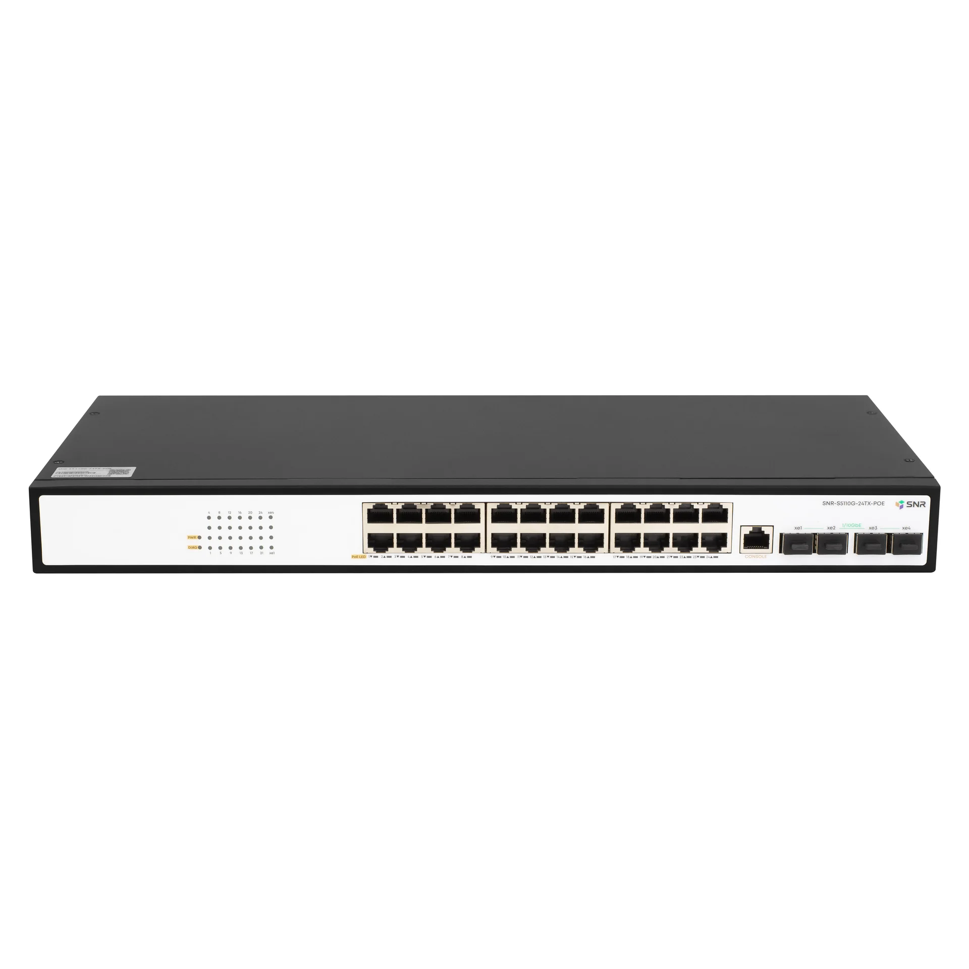 Управляемый PoE коммутатор уровня 2+ SNR-S5110G-24TX-POE