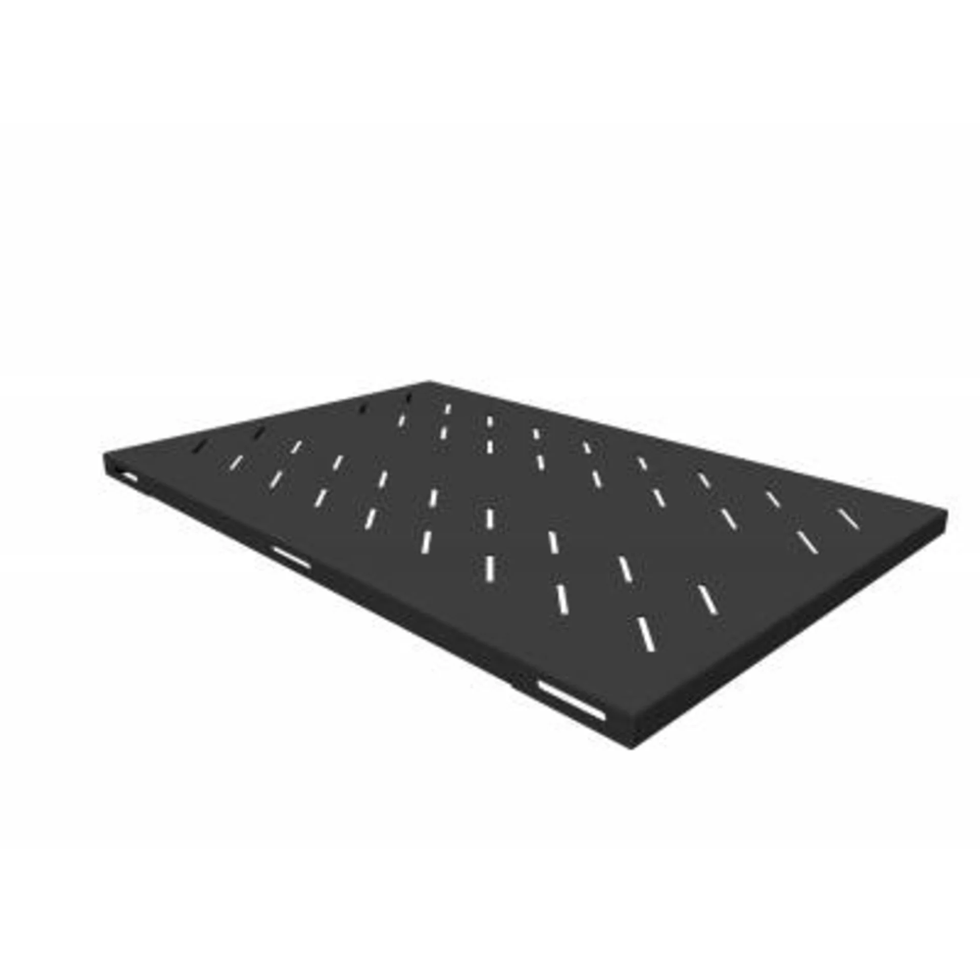 Полка стационарная усиленная для шкафов глубиной 1000мм, (глубина полки 710мм) распределенная нагрузка 250кг, цвет-черный (SNR-SHELF-10071-250B)