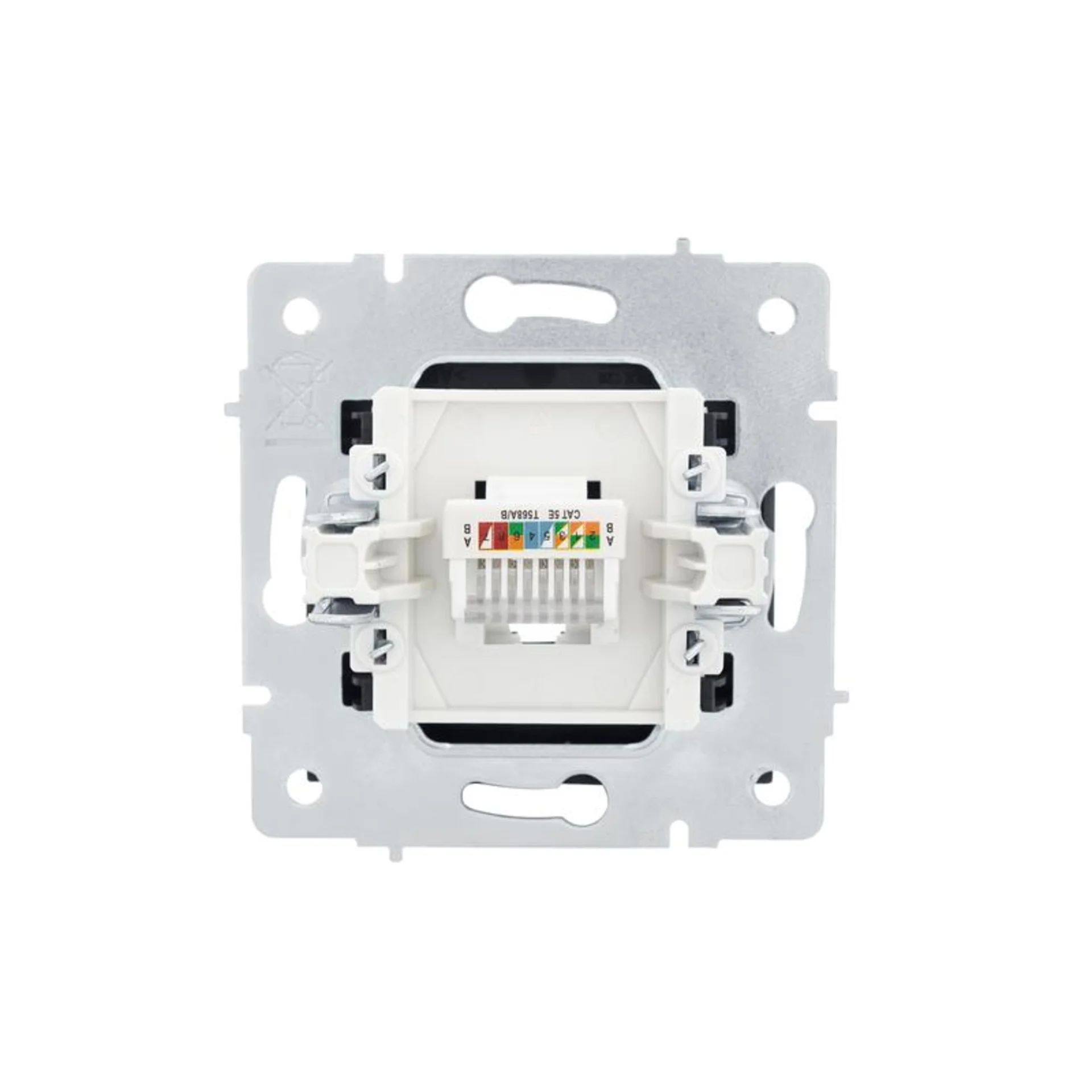 Розетка компьютерная 1-м СП Vesna механизм черн. бархат LEZARD 742-4288-139