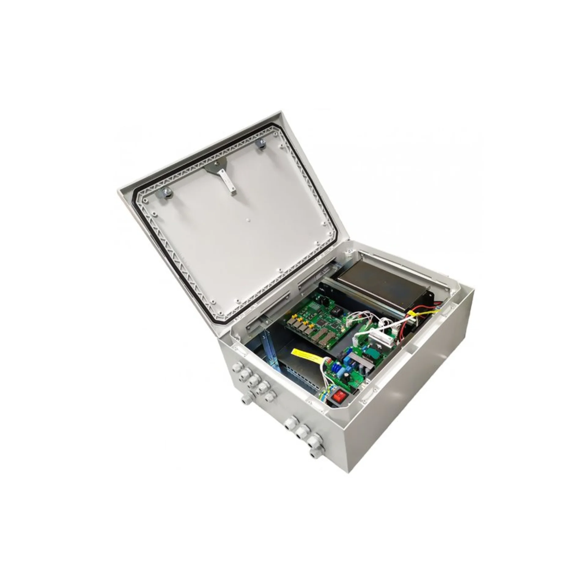 Многофункциональный гигабитный уличный управляемый коммутатор TFortis PSW-2G+UPS-Box