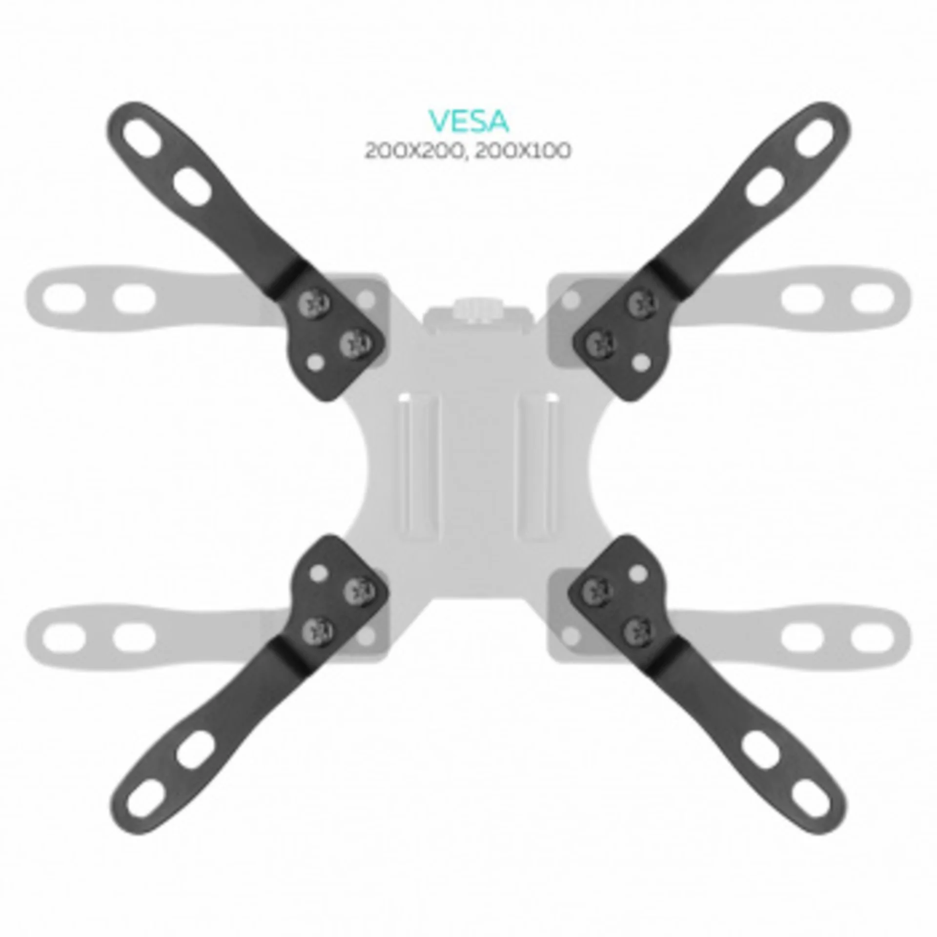 Кронштейн-адаптер для мониторов Onkron A2G черный макс.1.8кг настольный