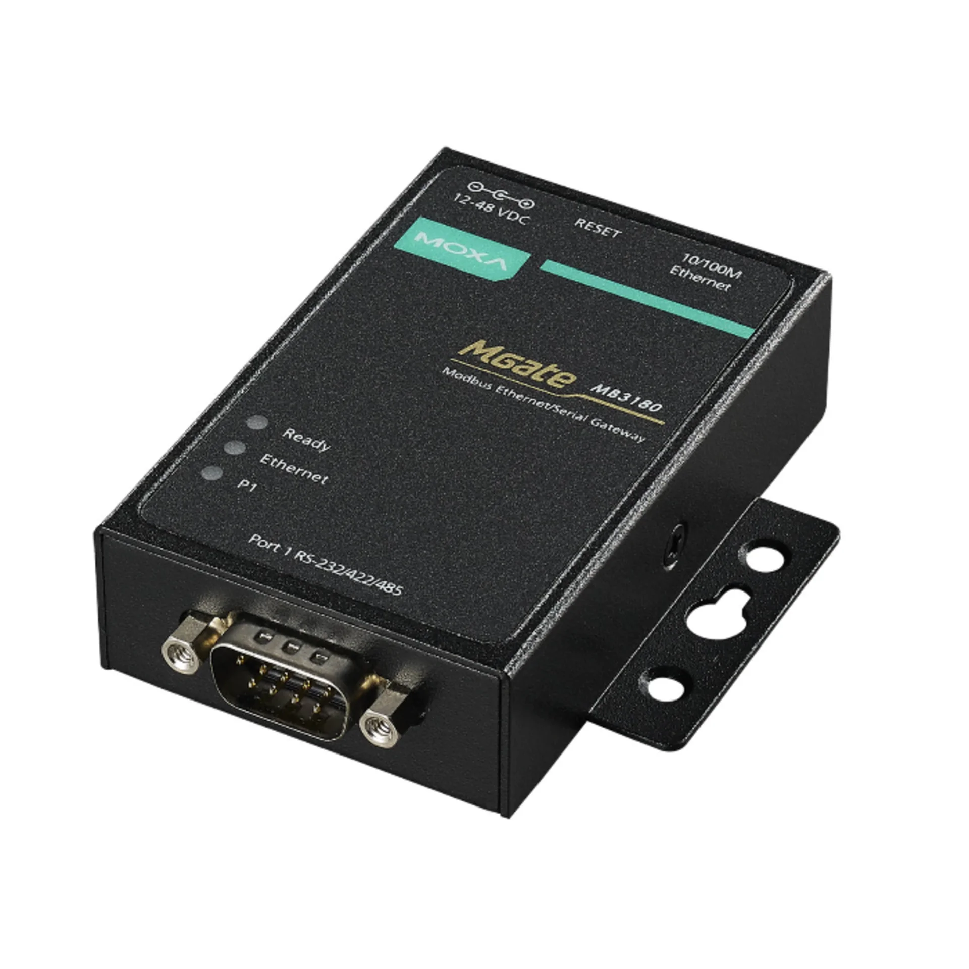 Преобразователь MGate MB3180 1-портовый преобразователь Modbus RTU/ASCII (RS-232/422/485) в Modbus TCP