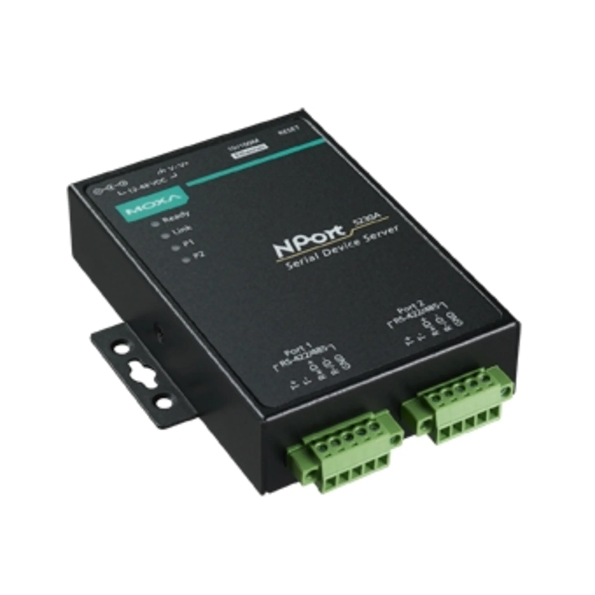 NPort 5230-T 2-портовый преобразователь RS-232 + RS-422/485 в Ethernet с расширенным диапазоном температур