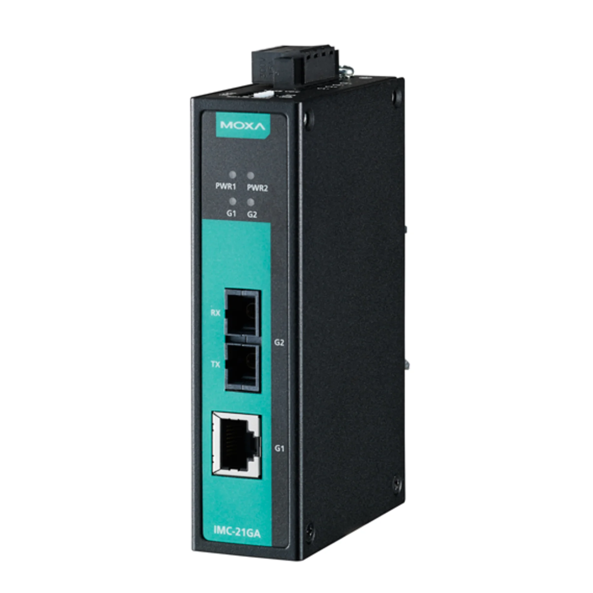 IMC-21GA-SX-SC Медиаконвертер Gigabit Ethernet 10/100/1000BaseTX в 100/1000Base SC (многомодовое оптоволокно) в металлическом корпусе