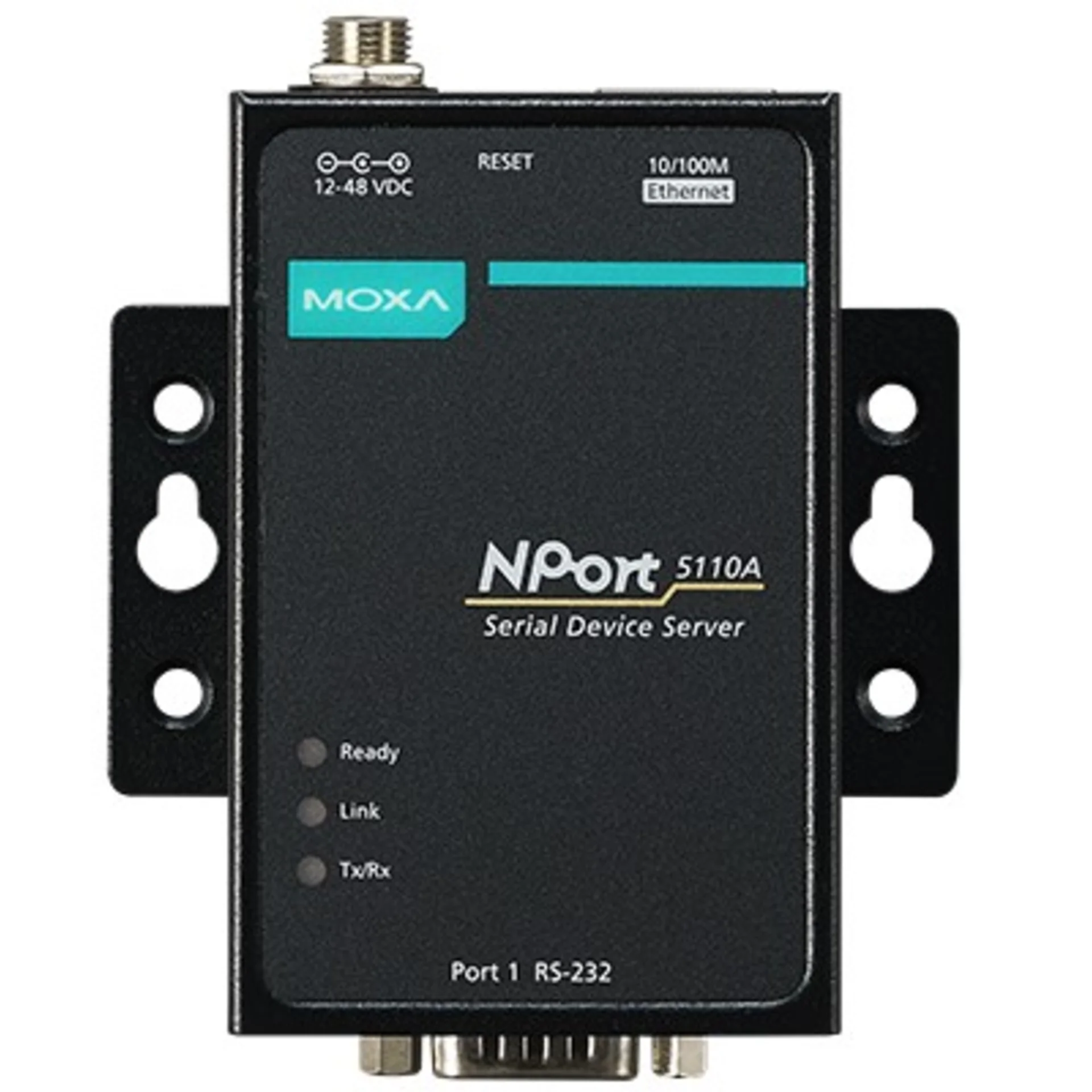 NPort 5110A 1-портовый усовершенствованный асинхронный сервер RS-232 в Ethernet MOXA