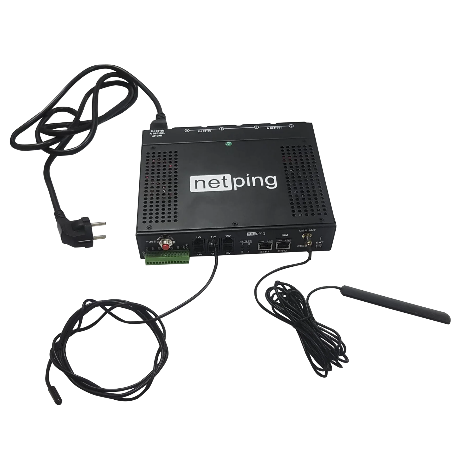 Устройство NetPing 4/PWR-220 v8.1/GSM3G (Разъём C13)