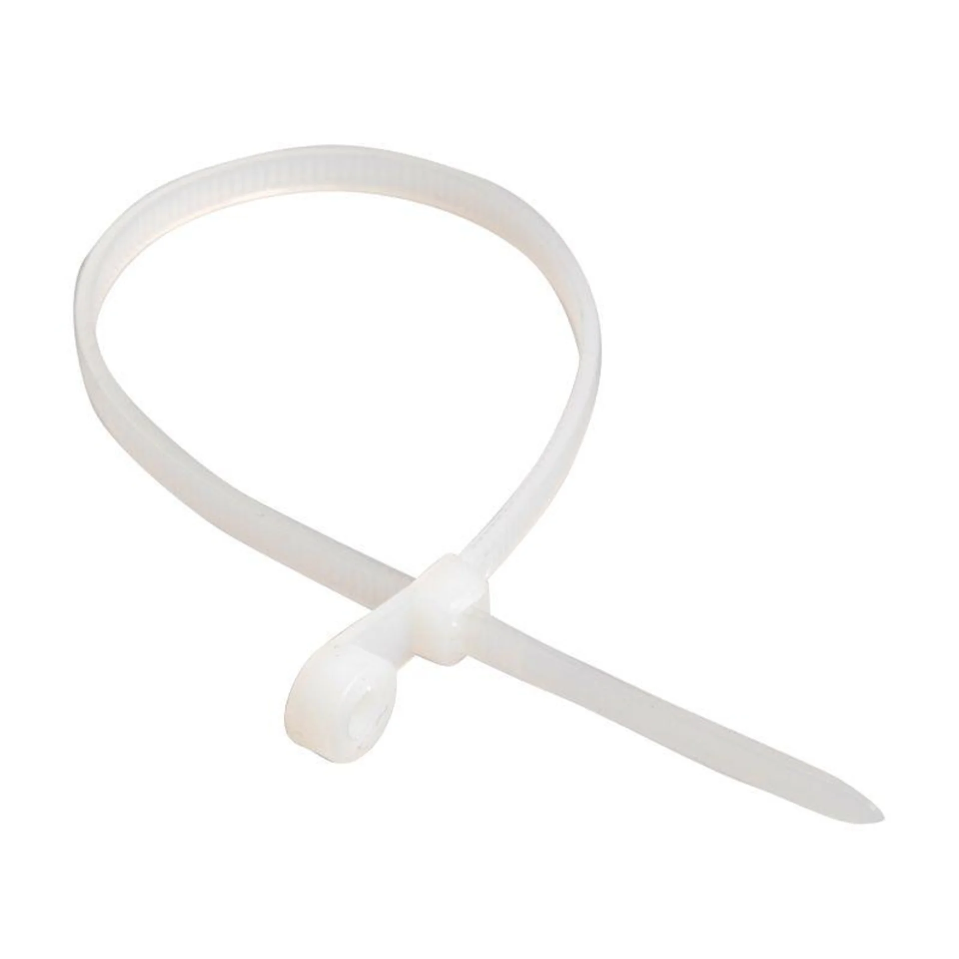 Хомут кабельный 3.5х150 нейл. бел. с отвер. для креп. ХОК (уп.100шт) IEK UHH40-4-150-100