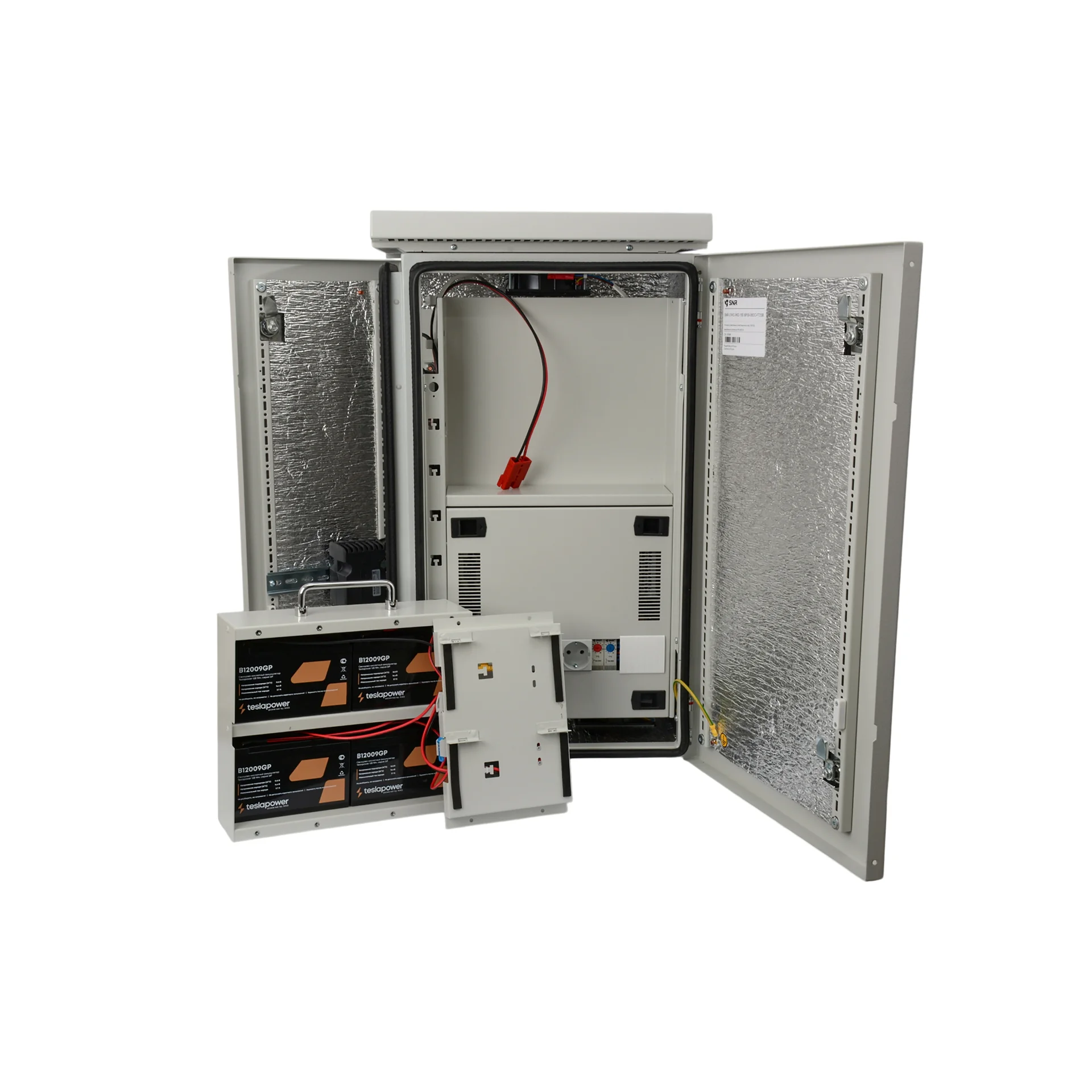 Уличный управляемый коммутационный узел, 8GPOE, климатического исполнения IP54, 48В 9Ач