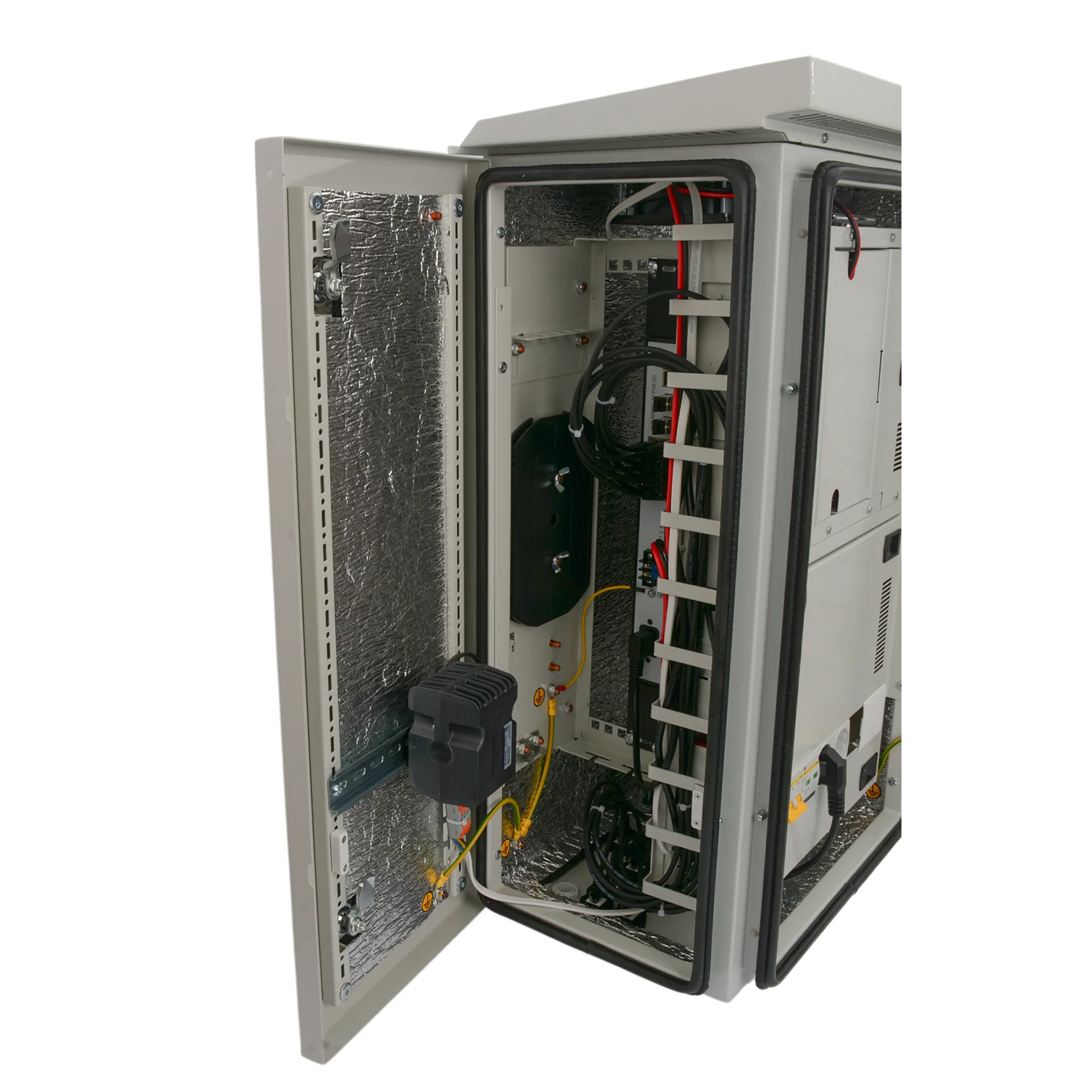 Уличный управляемый коммутационный узел, 8GPOE, климатического исполнения IP54, 48В 9Ач