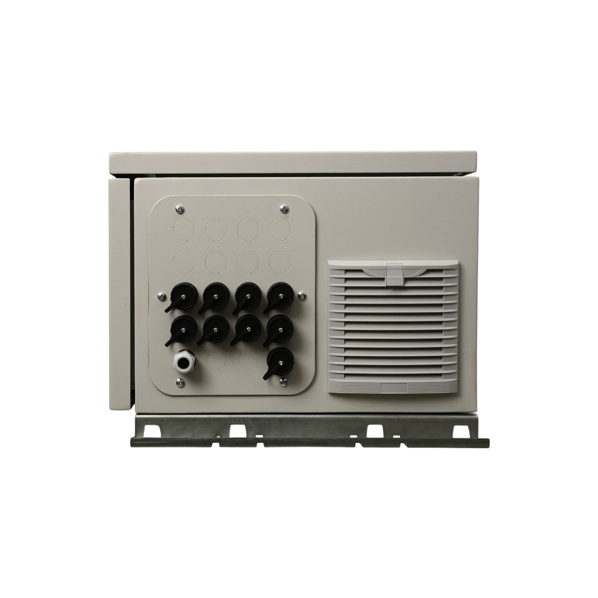 Уличный управляемый коммутационный узел, 8GPOE, климатического исполнения IP54, 48В 9Ач