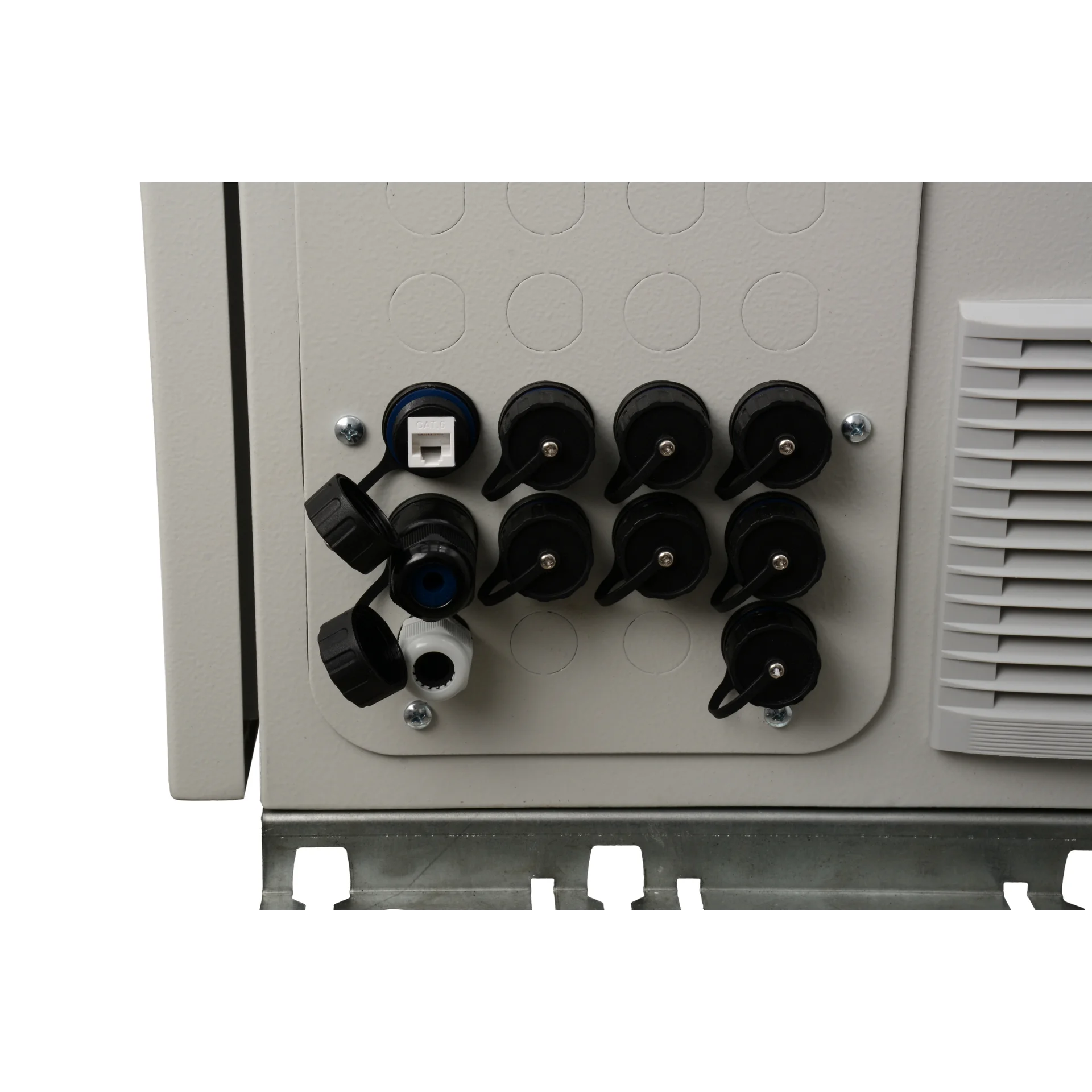 Уличный управляемый коммутационный узел, 8GPOE, климатического исполнения IP54, 48В 9Ач