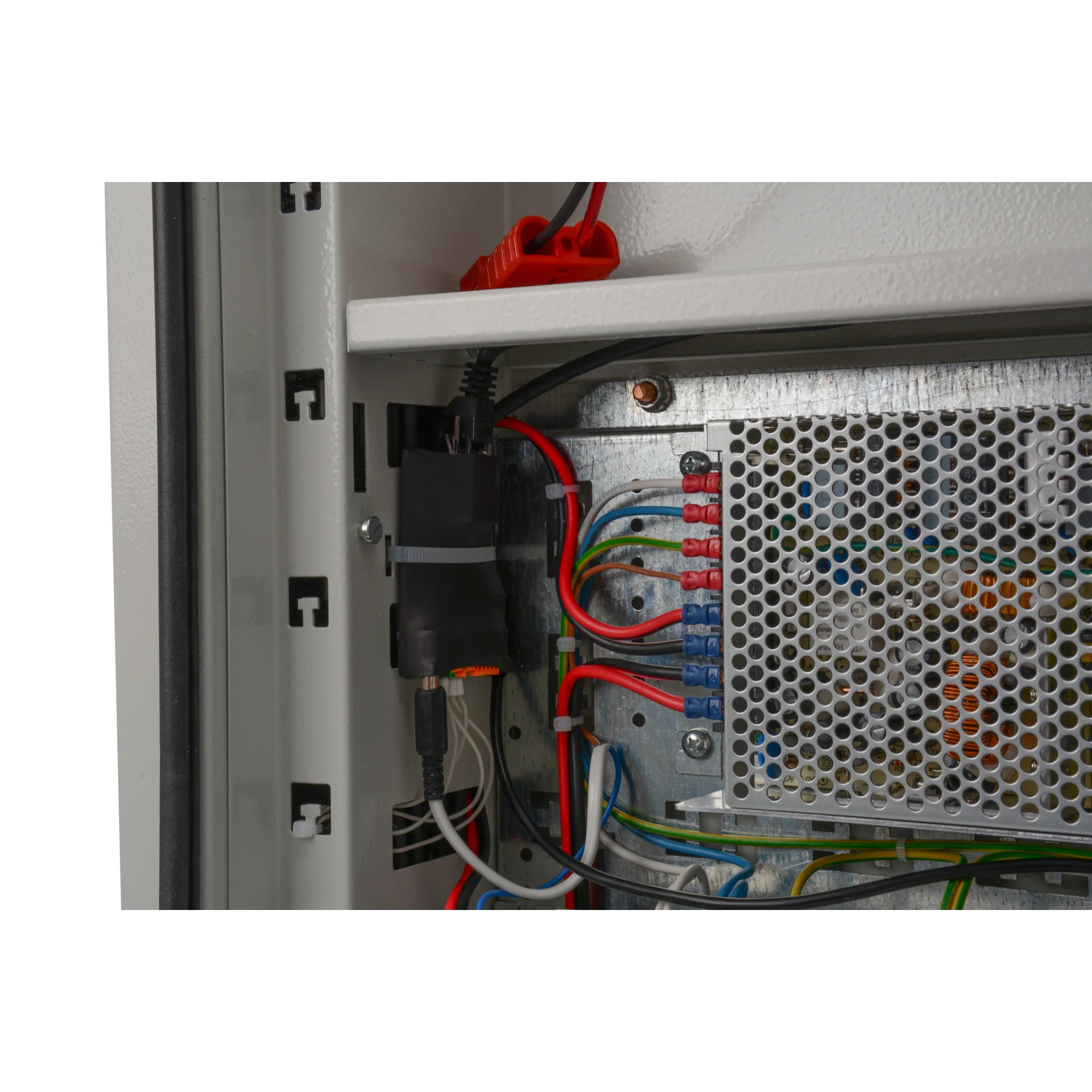 Уличный управляемый коммутационный узел, 8GPOE, климатического исполнения IP54, 48В 9Ач