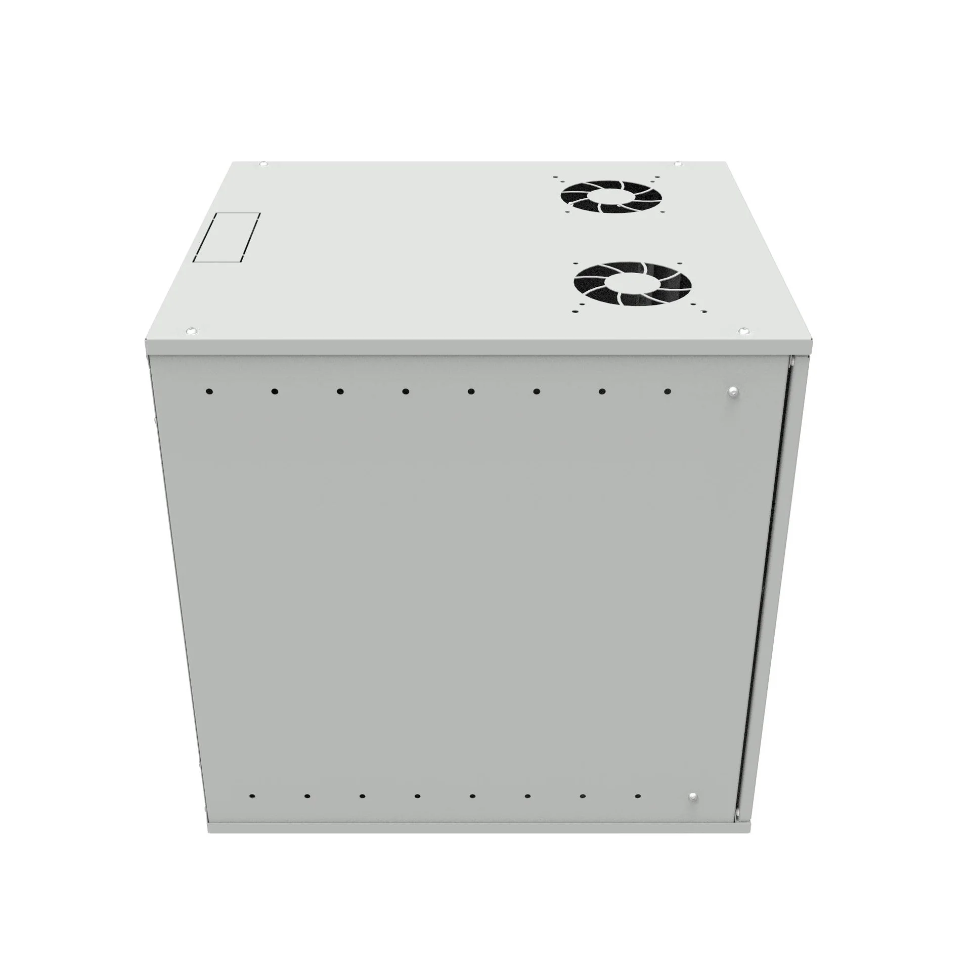 Шкаф телекоммуникационный настенный 12U, 523х600х599мм серия LITE (стеклянная дверь)