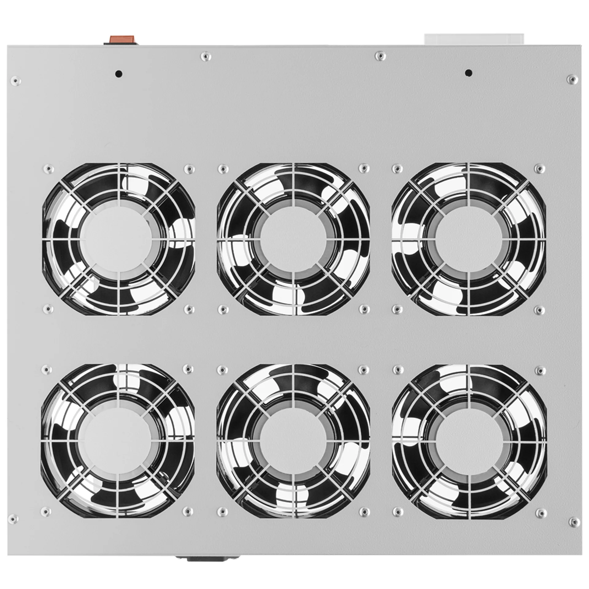 Модуль вентиляторный 19", 6 вентиляторов, регулируемая глубина 460-830мм, с термостатом