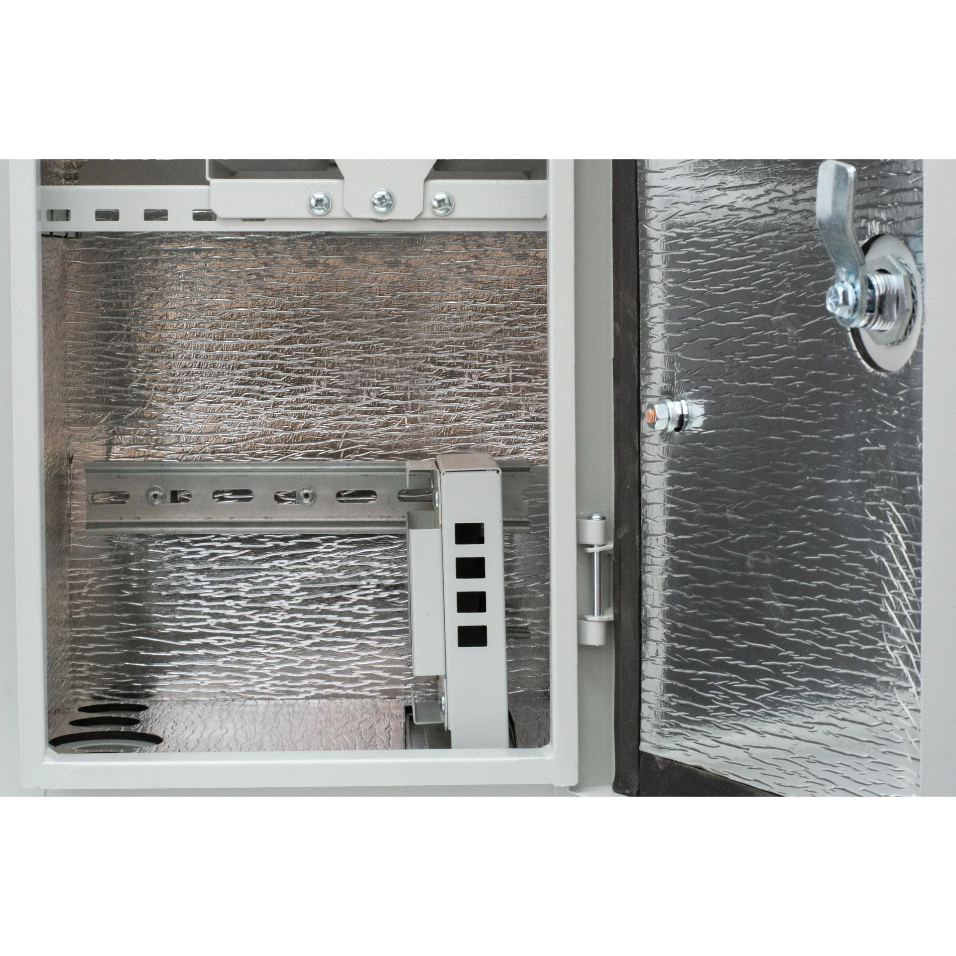 Шкаф уличный серии Real1, 522х252х310, RAL7035, с утеплителем