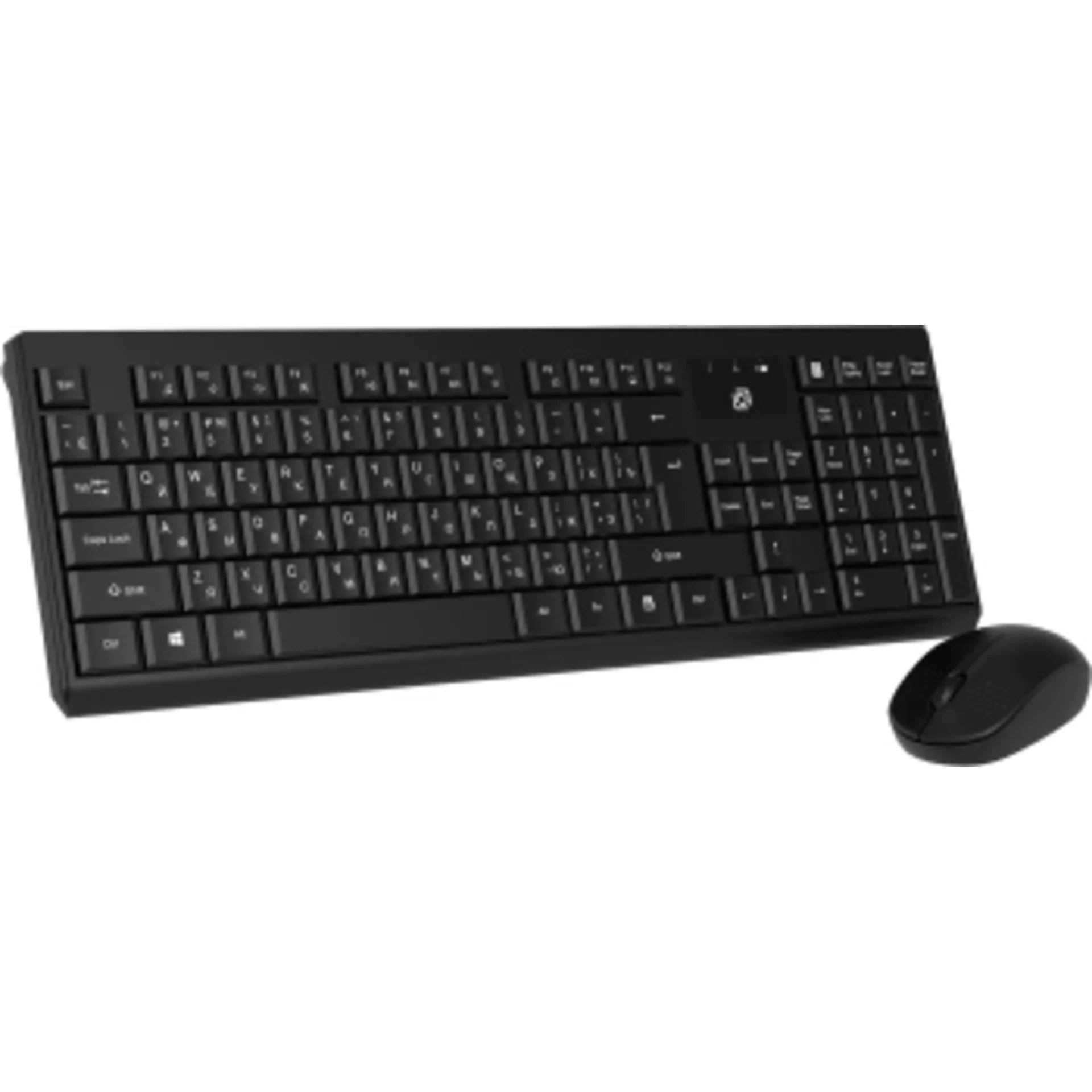 Клавиатура + мышь Оклик S269W клав:черный мышь:черный USB беспроводная slim Multimedia (2070303)