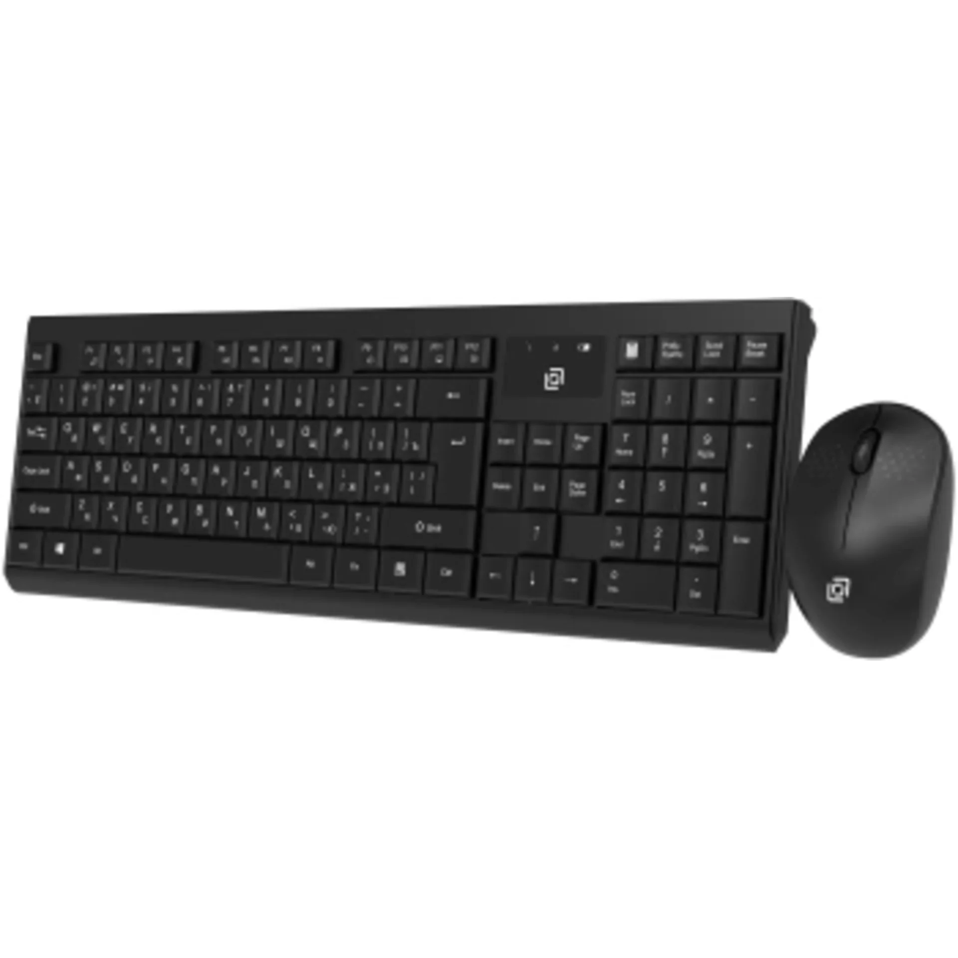 Клавиатура + мышь Оклик S269W клав:черный мышь:черный USB беспроводная slim Multimedia (2070303)