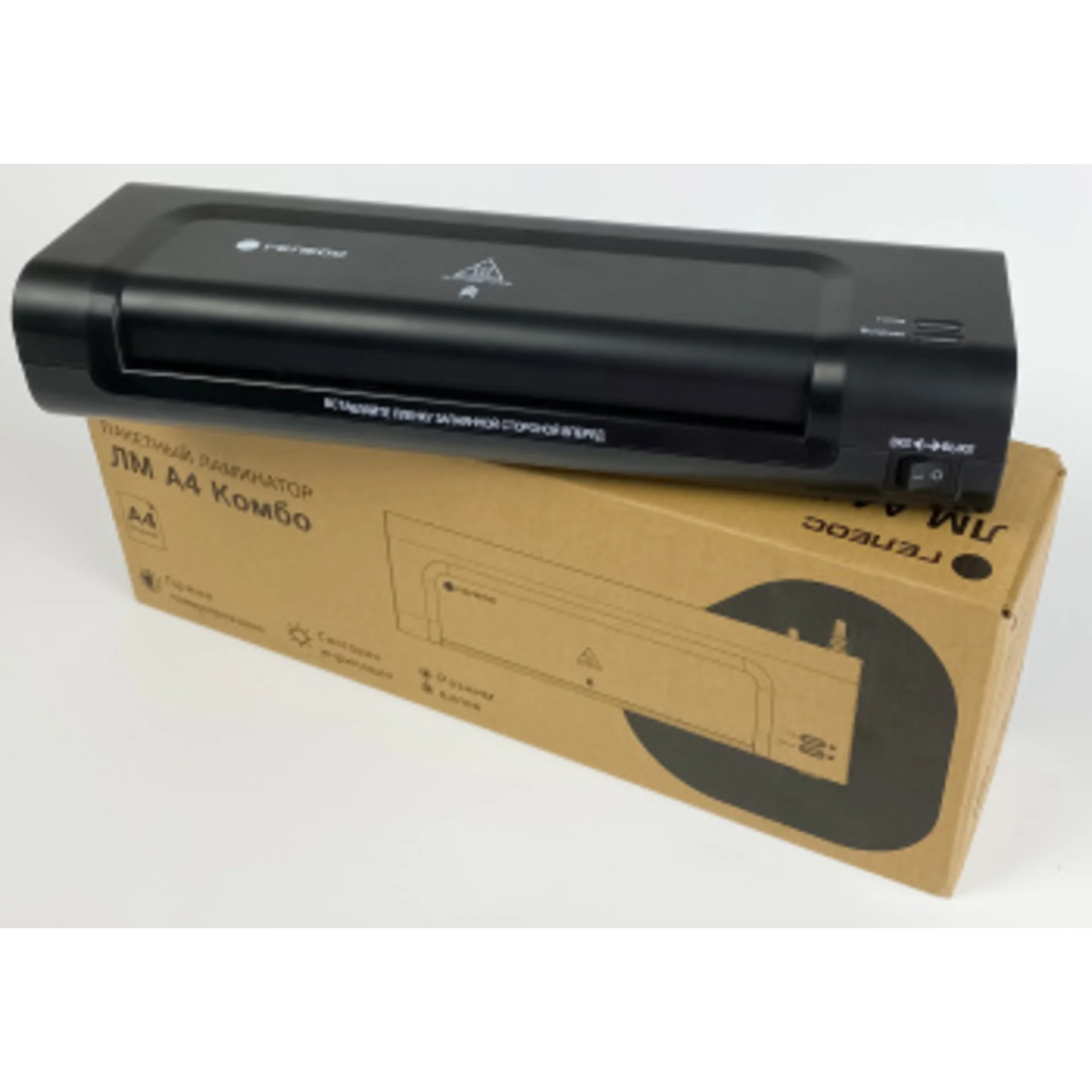 Ламинатор Heleos ЛМ-А4К черный A4 (75-150мкм) 30см/мин (2вал.) лам.фото