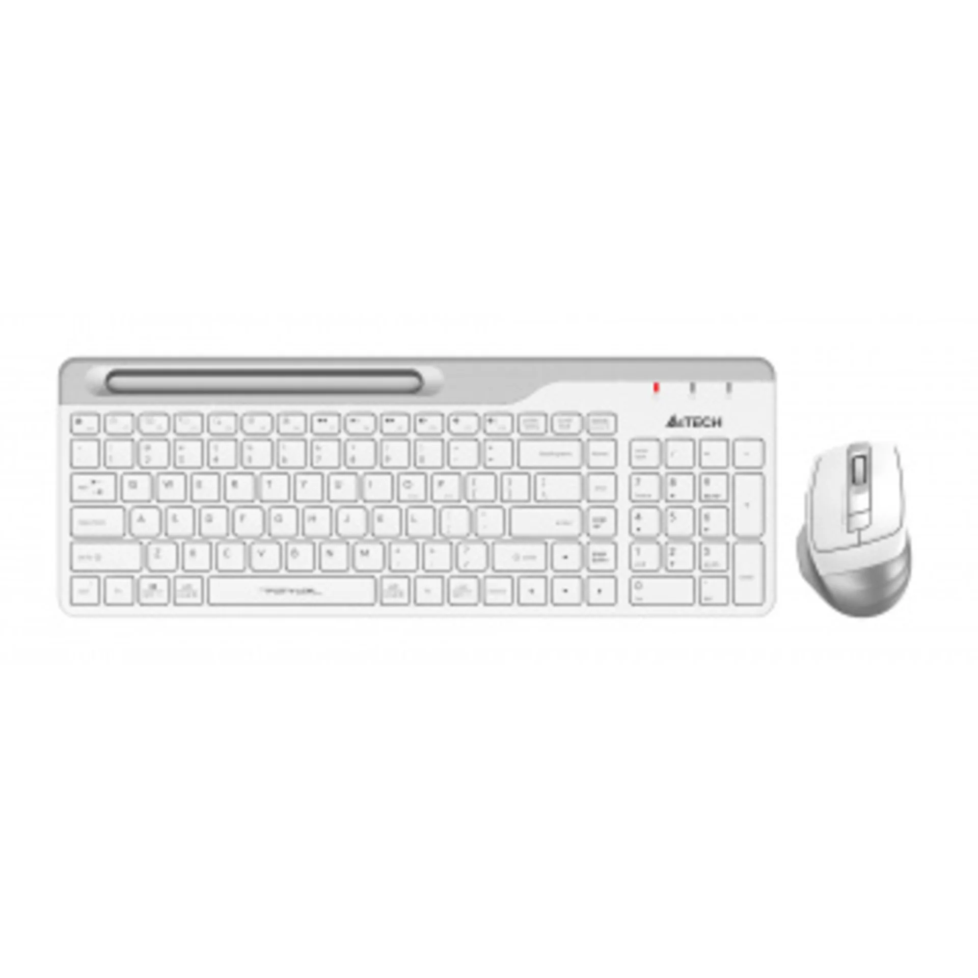 Клавиатура + мышь A4Tech Fstyler FB2535C клав:бел/серый мышь:бел/серый USB беспроводная Bluetooth/Радио slim (FB2535C ICY WHITE)