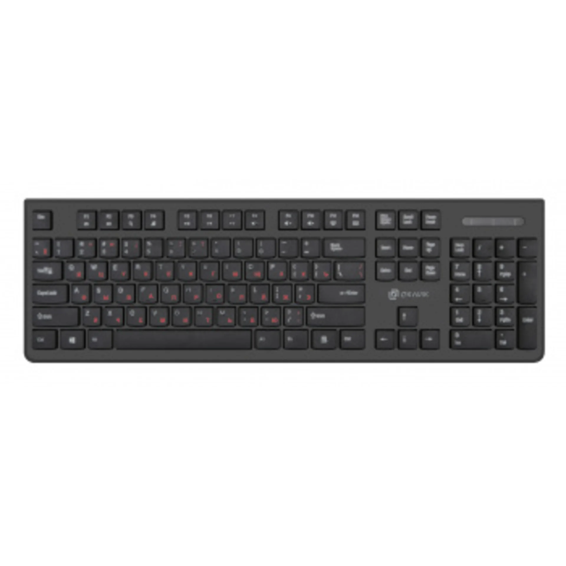 Клавиатура Оклик 505M черный USB slim