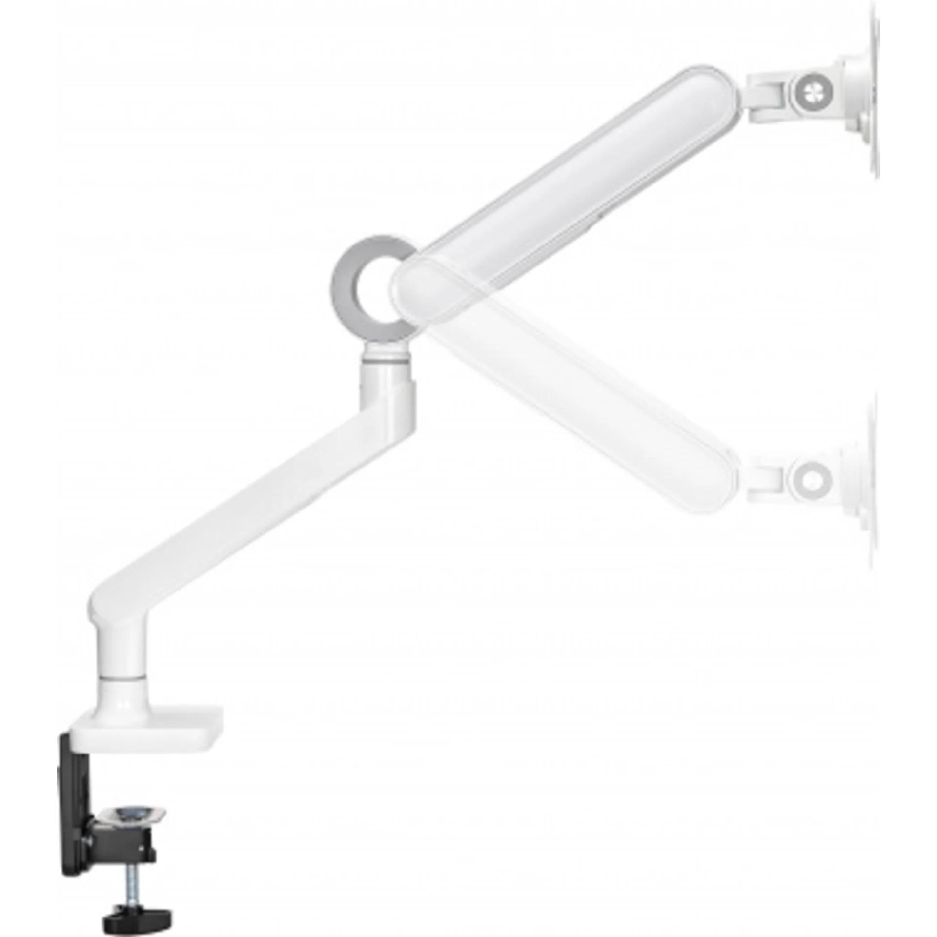 Кронштейн для мониторов Ultramounts UM719W белый 17"-35" макс.10.5кг крепление к столешнице поворот