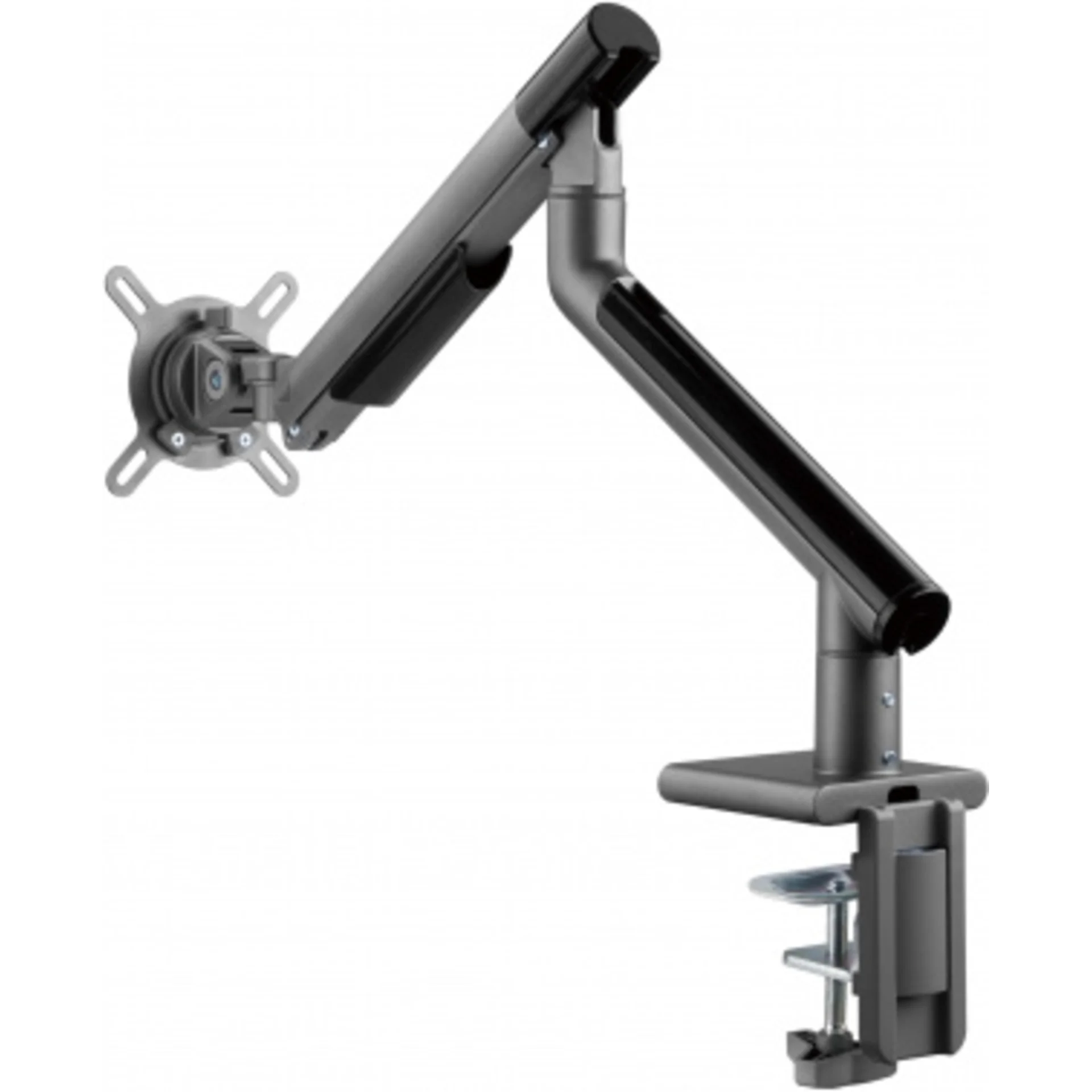 Кронштейн для мониторов Ultramounts UM713B черный 17"-32" макс.9кг крепление к столешнице поворот и