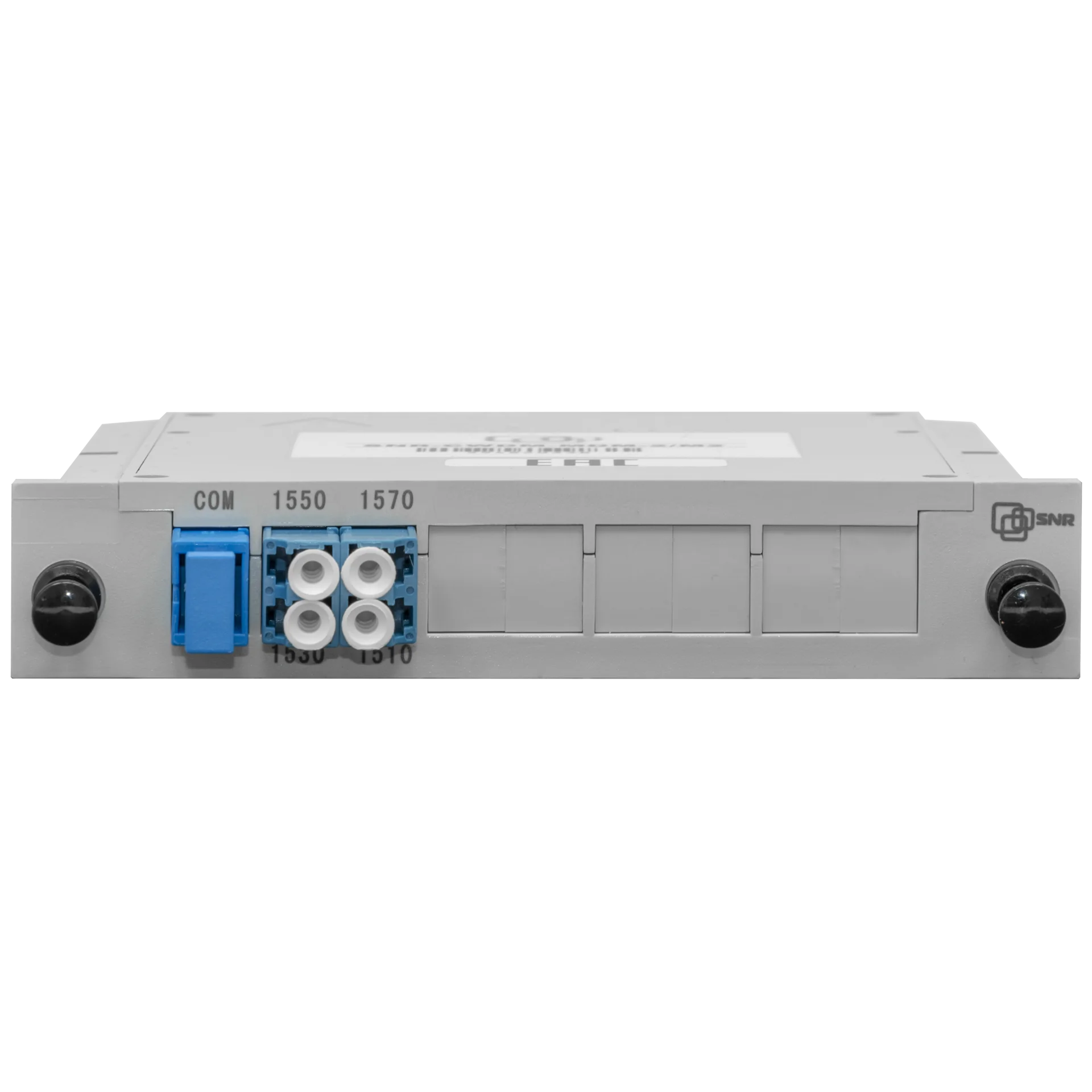 Мультиплексор CWDM одноволоконный 2-канальный, (trx:1550/1530, 1570/1510), в пластиковом слоте