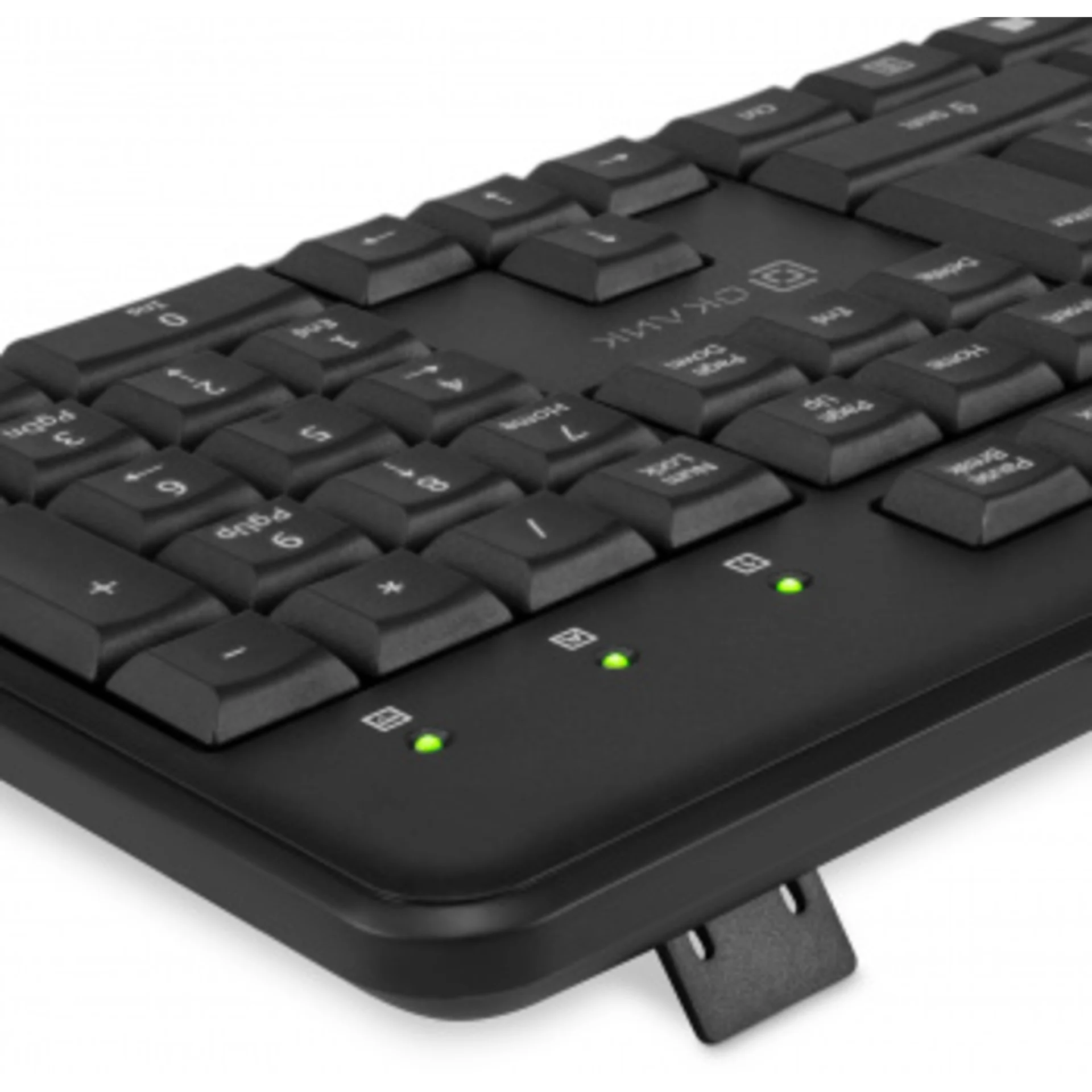 Клавиатура + мышь Оклик S650 клав:черный мышь:черный USB Multimedia (1875246)