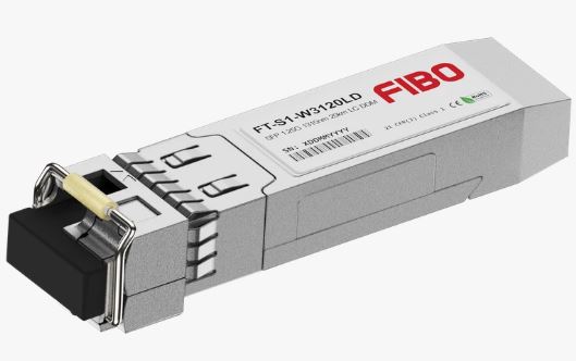 FIBO FT-S1-W3120LD SFP модуль WDM, 1.25G, 20 км, TX 1310 нм, RX 1550 нм, LC, DDM