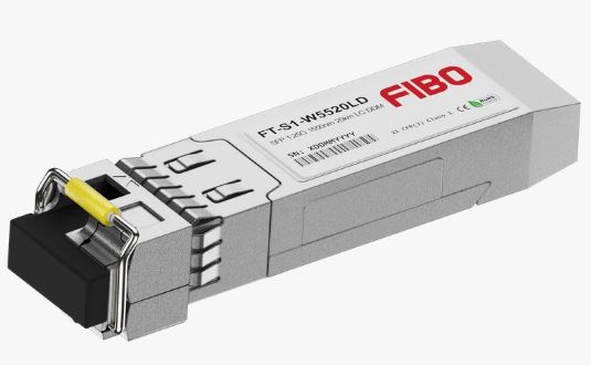 FIBO FT-S1-W5520LD SFP модуль WDM, 1.25G, 20 км, TX 1550 нм, RX 1310 нм, LC, DDM