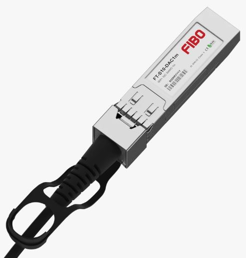 Кабель медный SFP+ DAC модуль 10G FIBO FT-S10-DAC1m 30AWG, 1 метр