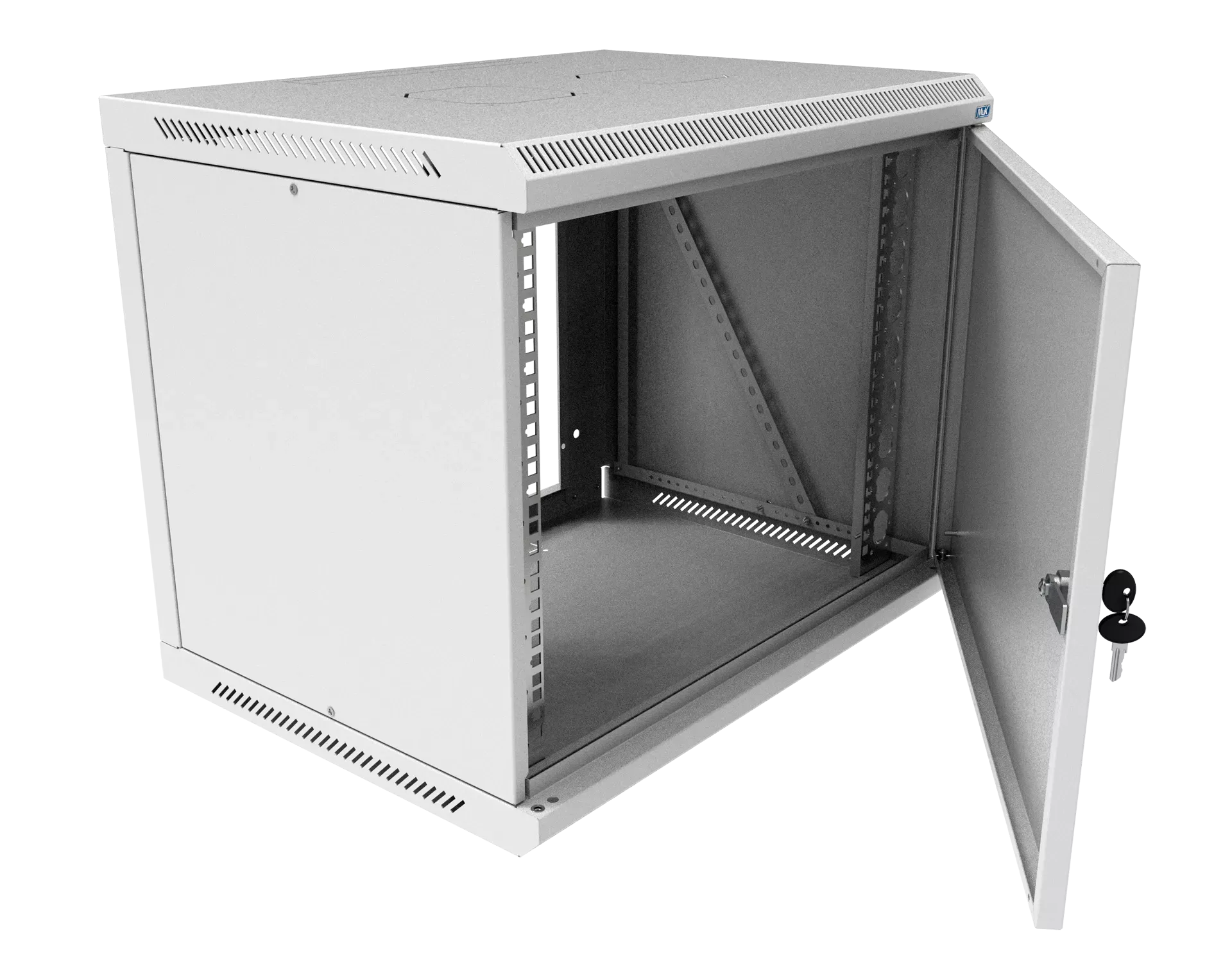 Шкаф телекоммуникационный настенный разборный МИКсистем 19" Basis 12U 600x450